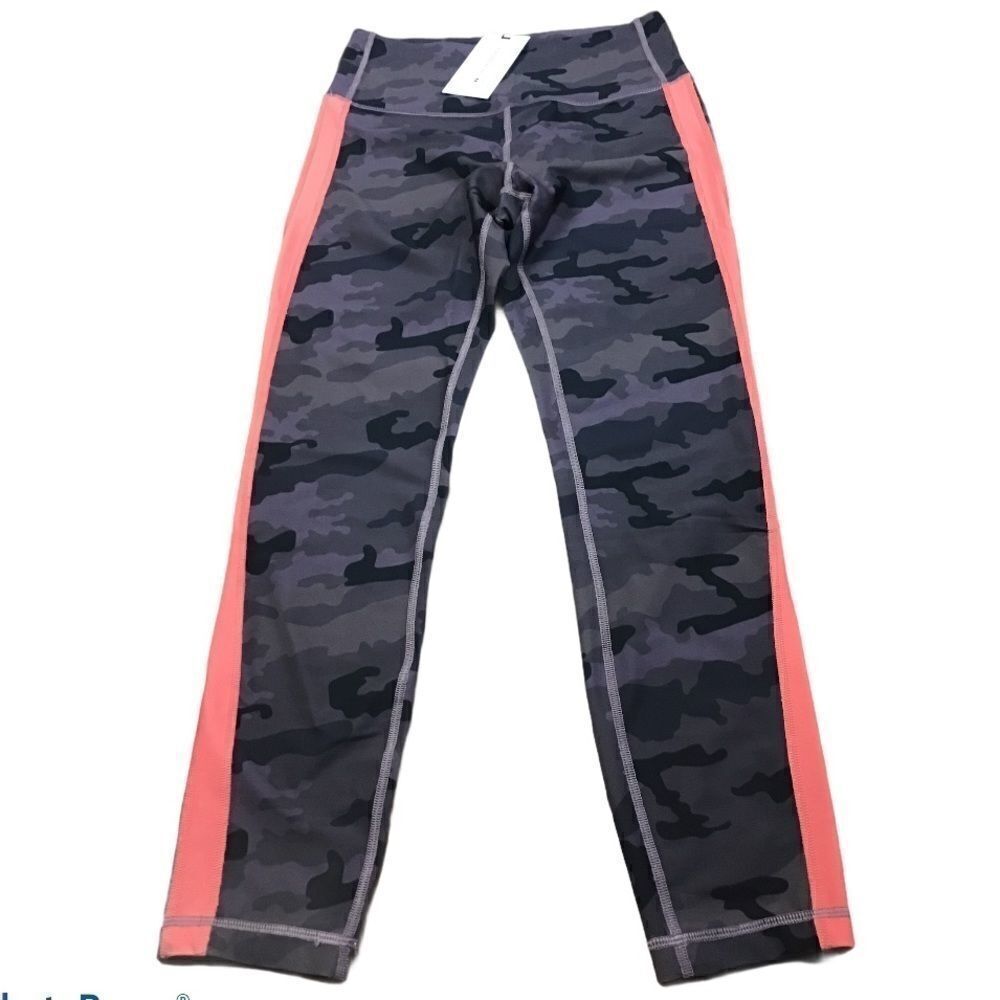 Thrive Societe Camo Print Mesh Side Panel Leggings